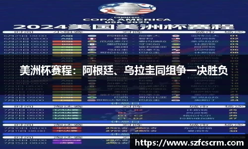 美洲杯赛程：阿根廷、乌拉圭同组争一决胜负