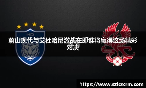 蔚山现代与艾杜哈尼激战在即谁将赢得这场精彩对决